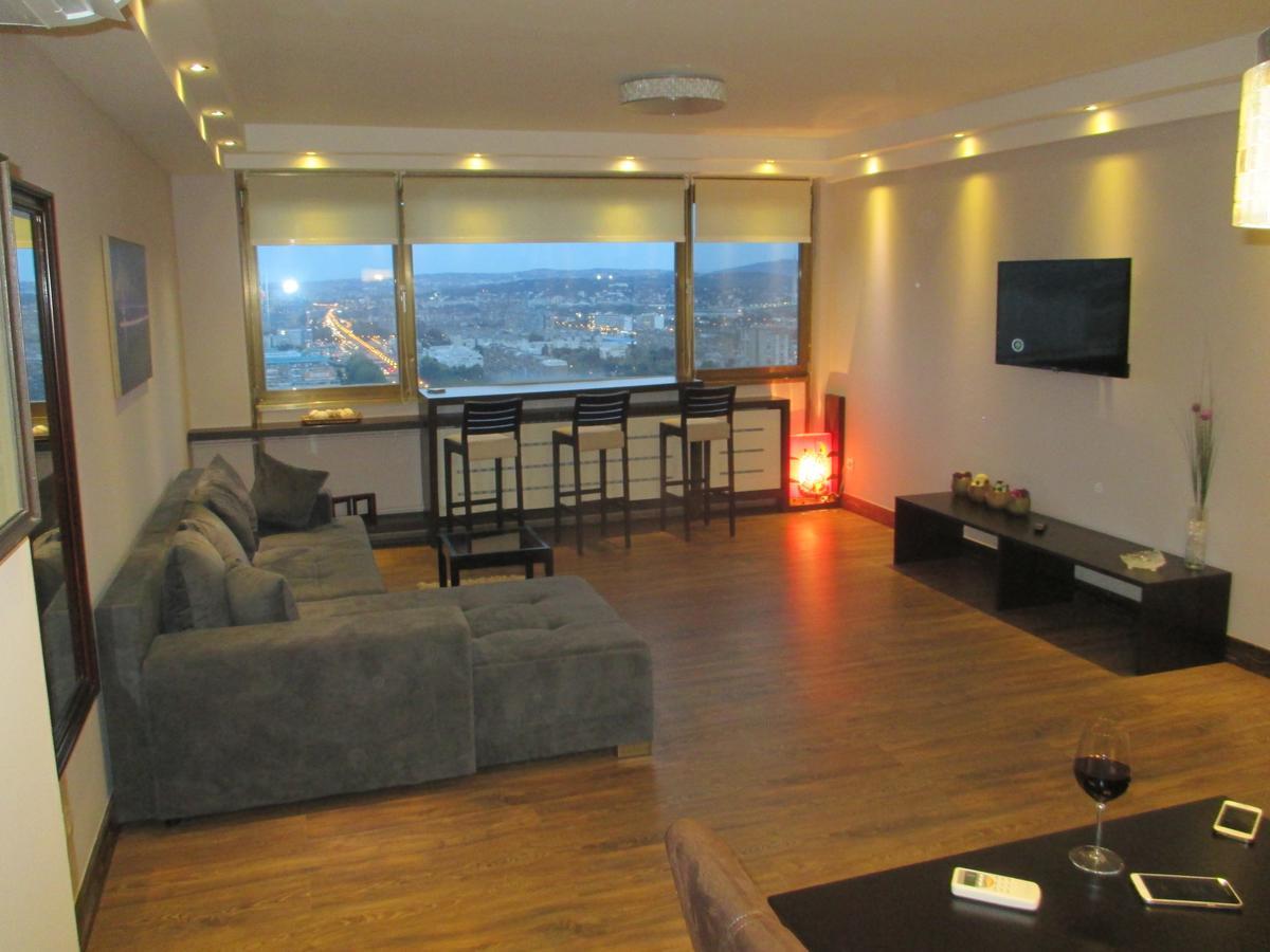 Genex Apartment Belgrado Buitenkant foto